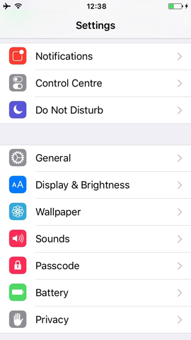 How to setup PPTP VPN on iPhone - Step 1.1